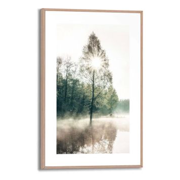 TAVLA REINDERS SUNNY TREE SLIM FRAME 20X30CM TRÄ