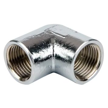 VINKEL GELIA R10 INVÄNDIG GÄNGA FÖRNICKLAD/MÄSSING                         