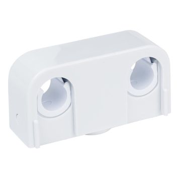 RÖRKLAMMER FALUPLAST DUBBEL PLAST VIT 10-16MM