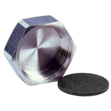 LOCK GELIA MED PACKNING R25 INVÄNDIG GÄNGA MÄSSING