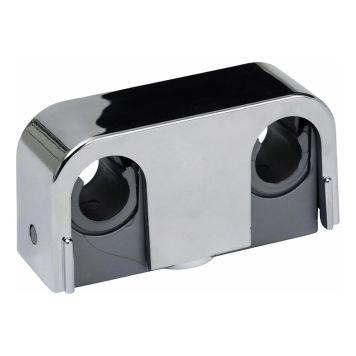 RÖRKLAMMER FALUPLAST DUBBEL PLAST KROM 10-16MM