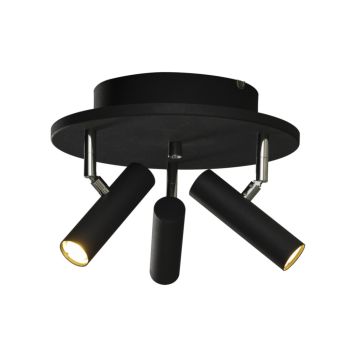 TAKSPOT ANETA LIGHTING ARTIC RUND LED DIMBAR SVART                      