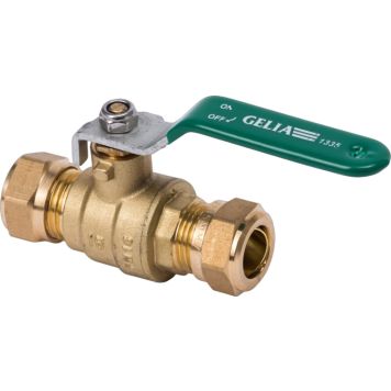 KULVENTIL GELIA MED SPAK OCH KLÄMRINGSKOPPLING 15MM 