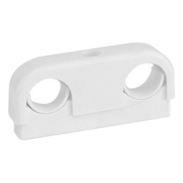 RÖRKLAMMER FALUPLAST DUBBEL PLAST VIT 18-22MM