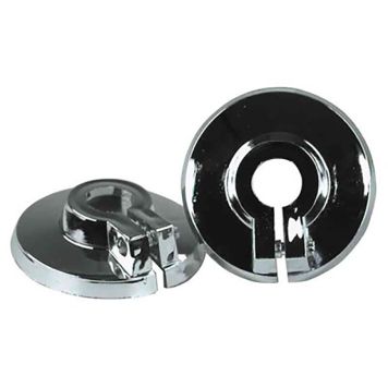 TÄCKBRICKA GELIA LÅSBAR PLAST KROM Ø15MM 2-PACK