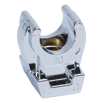 RÖRKLAMMER GELIA PLAST Ø10MM KROM 4-PACK