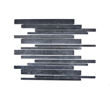 MOSAIK SKIFFER STICK SVART 30X30CM PRIS PER ARK
