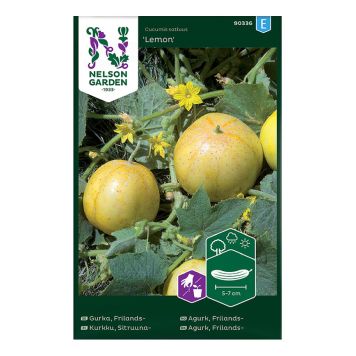 GRÖNSAKSFRÖ NELSON GARDEN GURKA LEMON