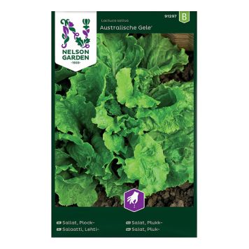 GRÖNSAKSFRÖ NELSON GARDEN PLOCKSALAT AUSTRALISCHER GELE