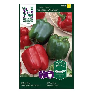 GRÖNSAKSFRÖ NELSON GARDEN PAPRIKA CALIFORNIA W