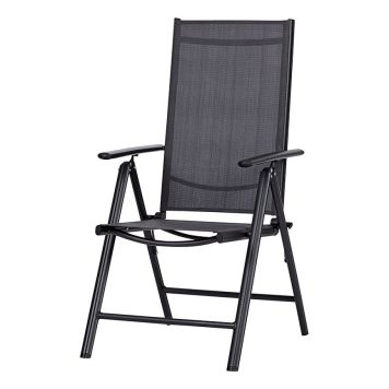 POSITIONSSTOL OUTFIT JUSTERBAR SVART/GRÅ