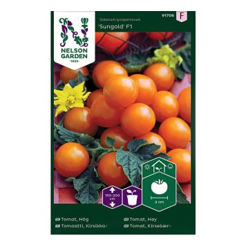 GRÖNSAKSFRÖ NELSON GARDEN TOMAT SUNGOLD F1