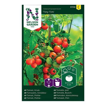 GRÖNSAKSFRÖ NELSON GARDEN KÖRSBÄRSTOMAT TINY TIM