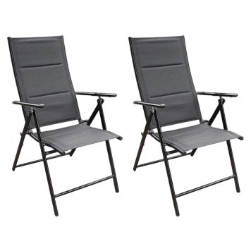 POSITIONSSTOL SUNFUN LINA SVART 2-PACK