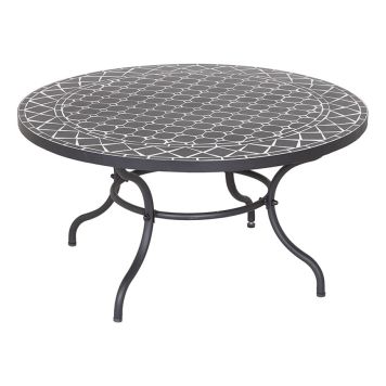 LOUNGEBORD SUNFUN MOSAIK 80X40CM SVART