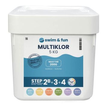 MULTIKLOR SWIM & FUN TABS 200G 5KG  