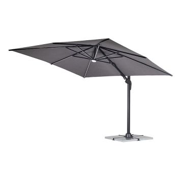 HÄNGPARASOLL SENSUM LJUSHAGEN MED LED 300CM SVART