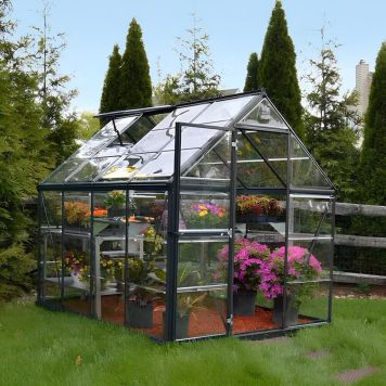 VÄXTHUS CANOPIA HARMONY ALU/POLY 4,6M² MÖRKGRÅ