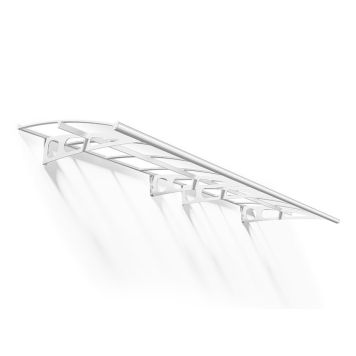 ENTRÉTAK CANOPIA BORDEAUX 1,4X4,5M KLAR/VIT