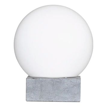 BORDSLAMPA BY RYDÉNS GLORI Ø30CM MATT VIT