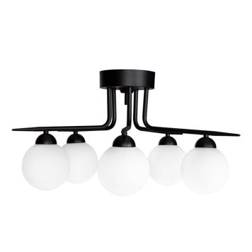 PLAFOND BY RYDÉNS PUNTO 5-LÅG MATT SVART