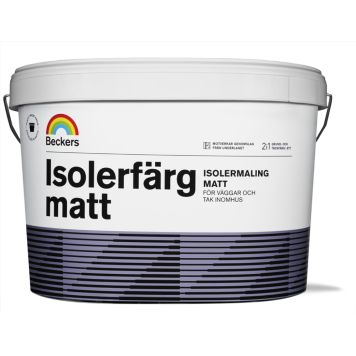 ISOLERFÄRG BECKERS MATT VIT 10L