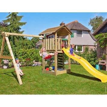 LEKTORN JUNGLE GYM COTTAGE 2.1 INKL GUNGMODUL 220 & GUL RUTSCHKANA