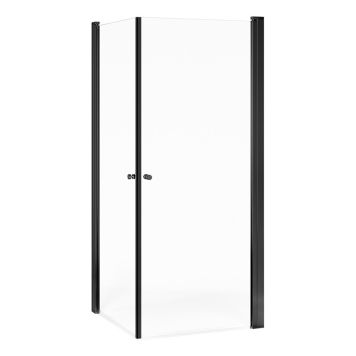 DUSCHHÖRNA GUSTAVSBERG ROUND 80X90CM MATT SVART