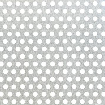 ALUMINIUMPLÅT GAH ALBERTS RUNDHÅL 0,8X120X1000MM