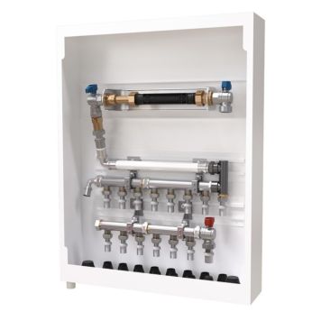 VATTENMÄTARSKÅP LK SYSTEMS UNI HÖGER 8/6 550MM VIT