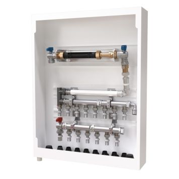 VATTENMÄTARSKÅP LK SYSTEMS UNI VÄNSTER 8/6 550MM VIT