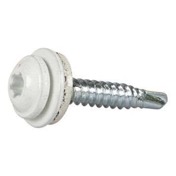 MONTAGESKRUV ESSVE MED ROSTFRI BRICKA VIT 4,2X25MM 20ST/FP