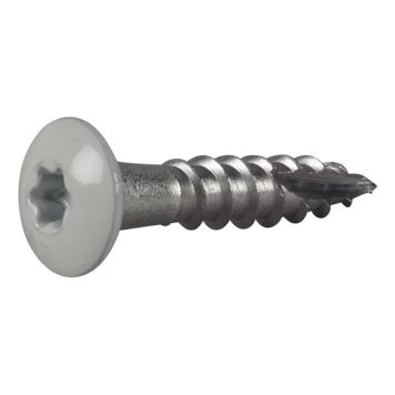 RÄNNKROKSSKRUV ESSVE ROSTFRI 4,8X25MM VIT 20ST/FRP