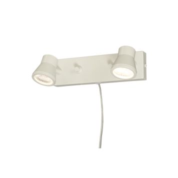 VÄGGLAMPA ANETA LIGHTING PLUTO LED VIT 