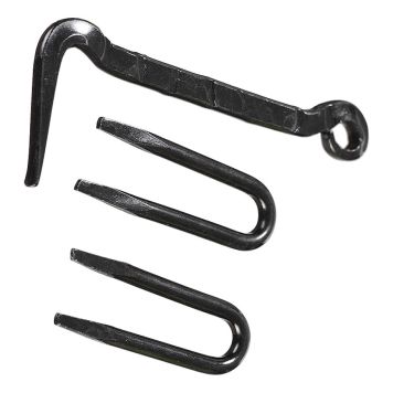 KASTHAKE MILLERS SMIDE MED MÄRLOR 100MM SVART