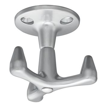 KLÄDKROK MILLERS VRIDBAR 3-KROKAR Ø50MM MATT KROM