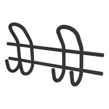 KLÄDKROK MILLERS 2-KROKAR 285MM SVART