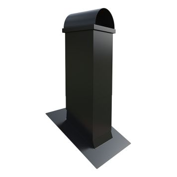 SKORSTENSHUV DINAK SVART Ø150MM