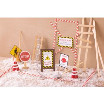 TILLBEHÖR NISSEDÖRR CREATIV COMPANY DIY KIT BYGGARBETARE