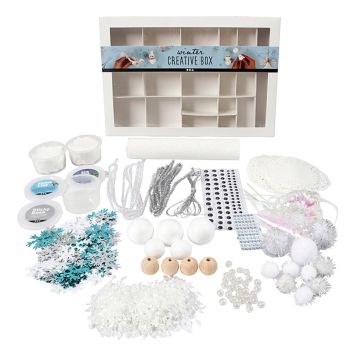 JULPYSSEL KIT CREATIV COMPANY SILVER/BLÅ          