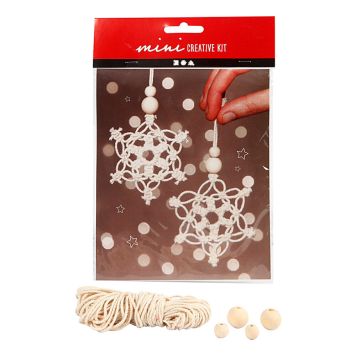 JULPYSSEL SNÖFLINGA DIY KIT MAKREMÉ CREATIV COMPANY 