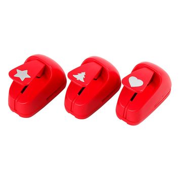 PAPPERSSTANS CREATIV COMPANY STJÄRNA/HJÄRTA/GRAN 16MM    