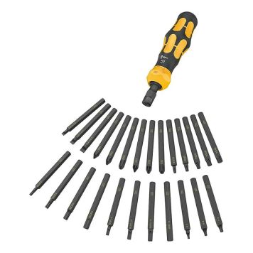 SKRUVMEJSELSATS WERA KRAFTFORM KOMPAKT 19 DELAR