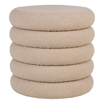SITTPUFF HOUSE NORDIC WIONA BOUCLÉ MED FÖRVARING GRÅ Ø44CM