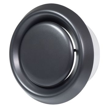 TILL OCH FRÅNLUFTSDON EUROPLAST Ø125MM ANTRACIT