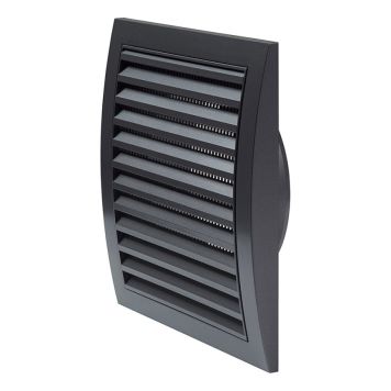 VENTILGALLER EUROPLAST ND12 190X190MM Ø125MM ANTRACIT