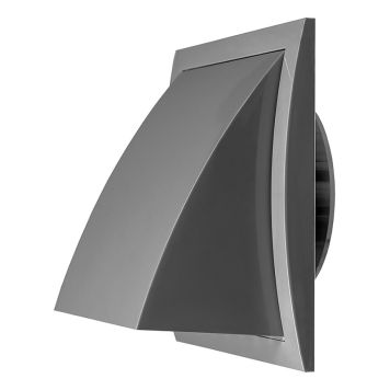 VENTILGALLER EUROPLAST N-F BACKVENTIL Ø100MM GRÅ