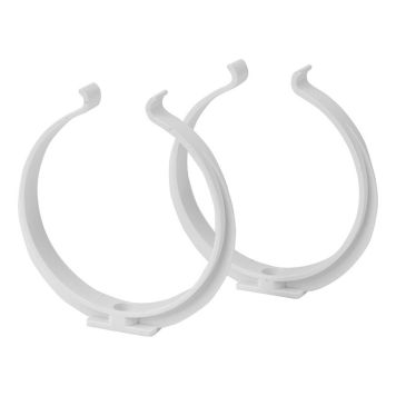 RÖRHÅLLARE EUROPLAST Ø125MM VIT 2-PACK 