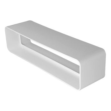 MUFF EUROPLAST REKTANGULÄR 220X55MM VIT