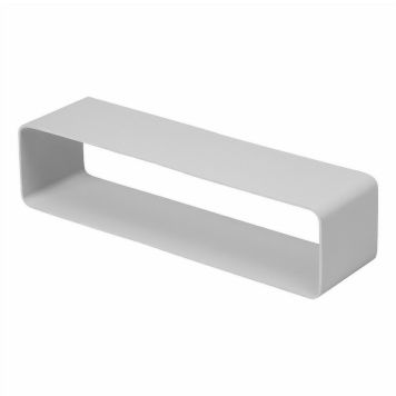 MUFF EUROPLAST INVÄNDIG REKTANGULÄR 220X55MM VIT